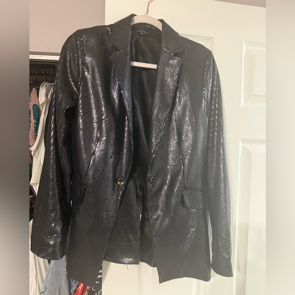 Saks Fifth Avenue sequined blazer size 6